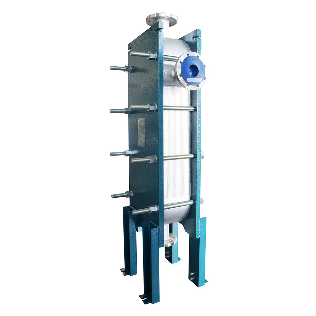 Fully welded plate heat exchanger