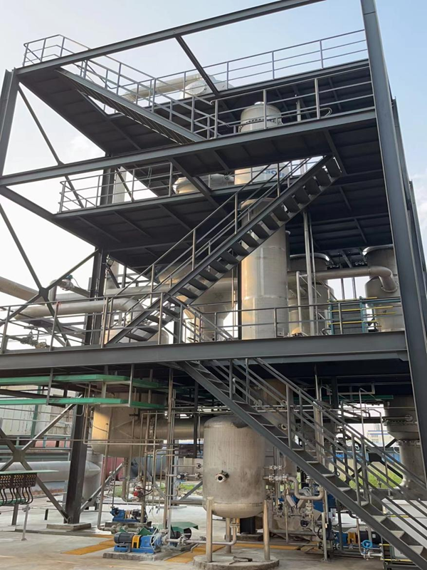 Forced circulation evaporation crystallization 