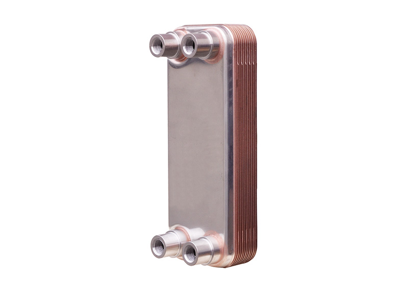 Basic structure of the brazed plate heat exchanger 