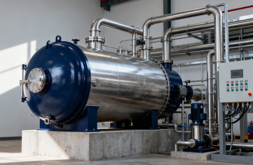 Horizontal crystallization reactor