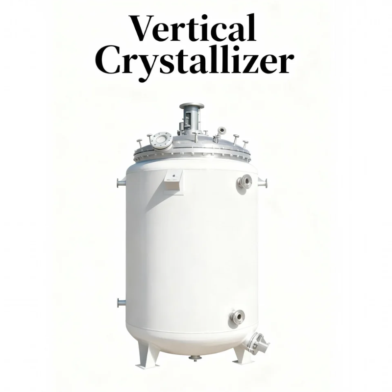 Vertical crystallization reactor