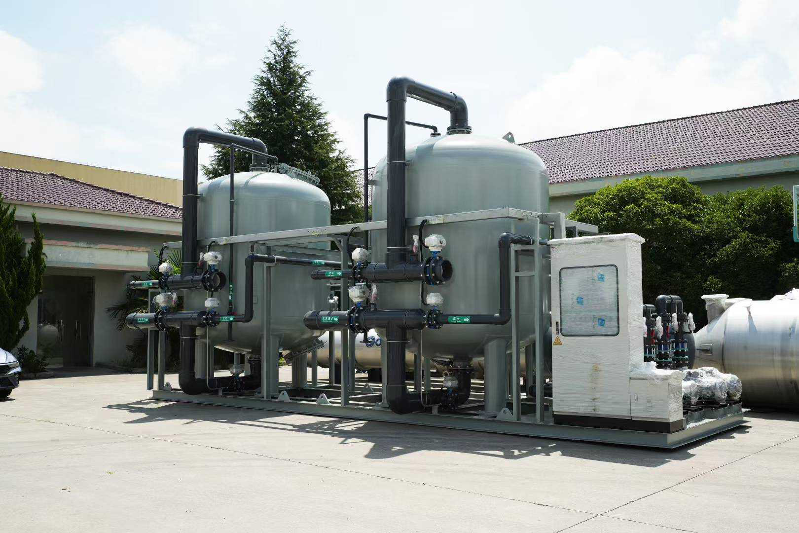 Domestic sewage treatment