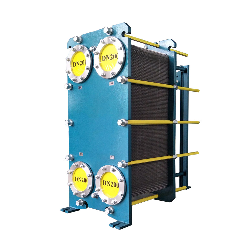 Wide channel plate heat exchanger 